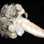 Brooch, Crystal, Feather, Or Pearl Wedding..
