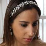 Jacqueline - Stunning Silver Rhinestone And Pearl..