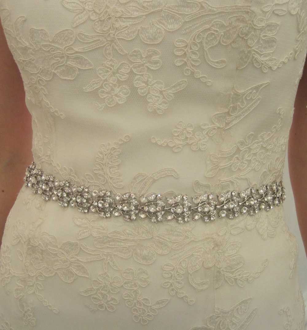 Collette - Glamorous Crystal Jeweled Bridal Belt / Sash